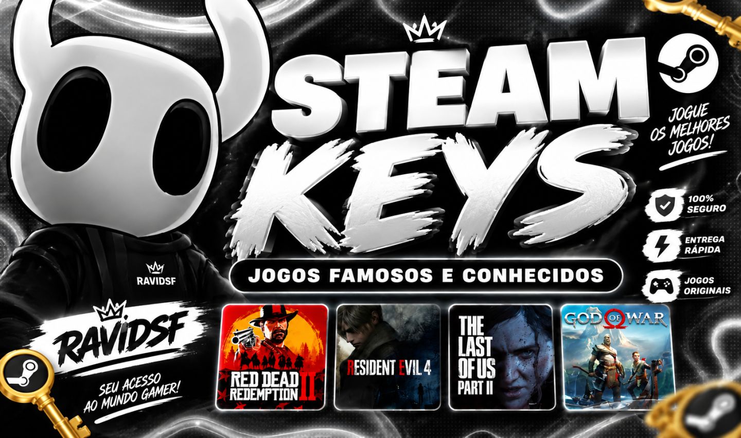 Keys Steam Original + Todas as DLCs | Key Digital