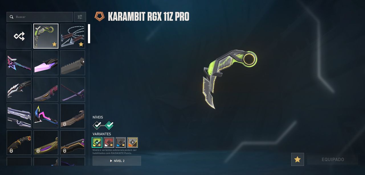 Conta valorant Mais de 2K gastos. 20+ skins.
