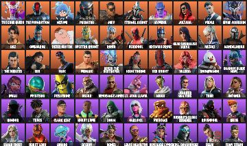 CONTA FORTNITE - 217 SKINS FULL | PODE ALTERAR E-MAIL | Midas, DeadPool, Harlowe