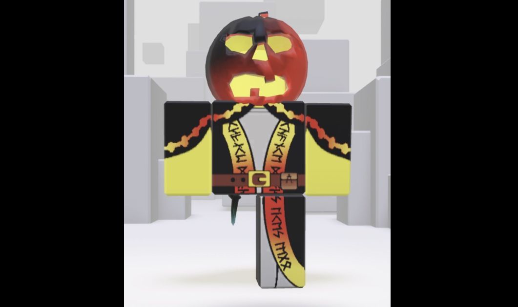 COM KORBLOX + 100K ROBUX GASTOS + PUMPKIN HEAD COM 10k DE RAP