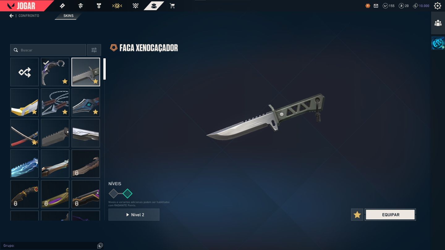 CONTA COM KARAMBIT SAQUEADORA E MUITA SKIN DE FACA E VANDAL / PREÇO NEGOCIAVEL