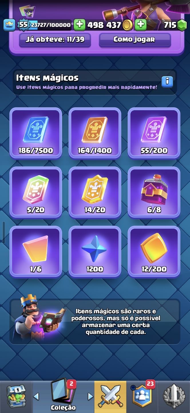 Conta Clash Royale Upada
