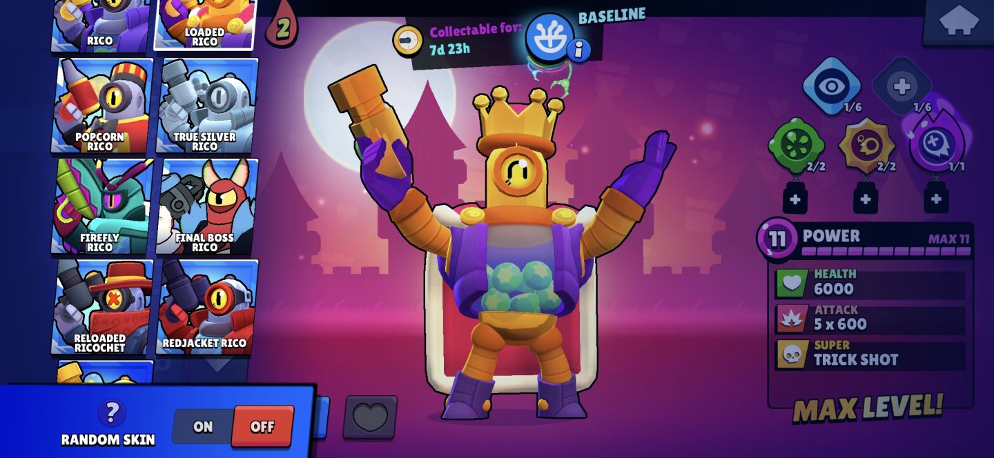 Conta Brawl stars 70k+ 104/104 Skins raras e esclusivas
