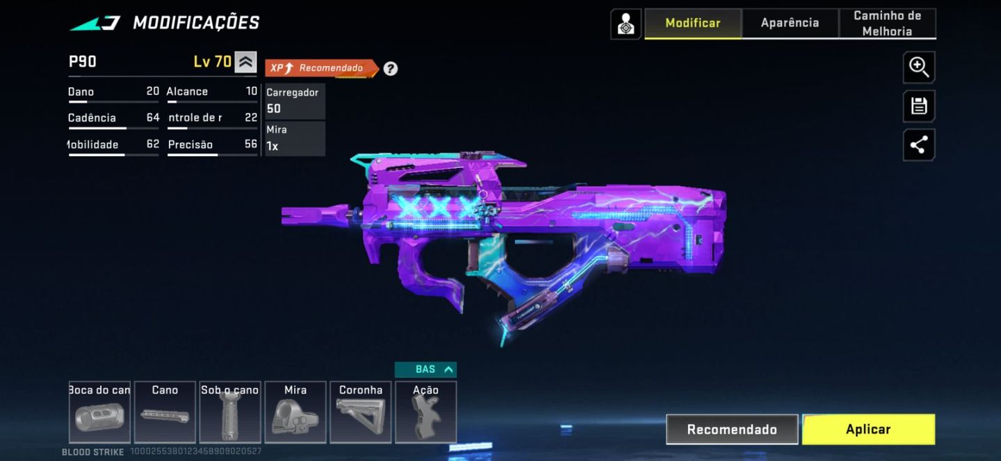 Conta de Bloodstrike. lv50 com skins eternas e ultras