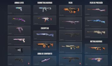 Conta valorant, chaveiro imortal e varias skins
