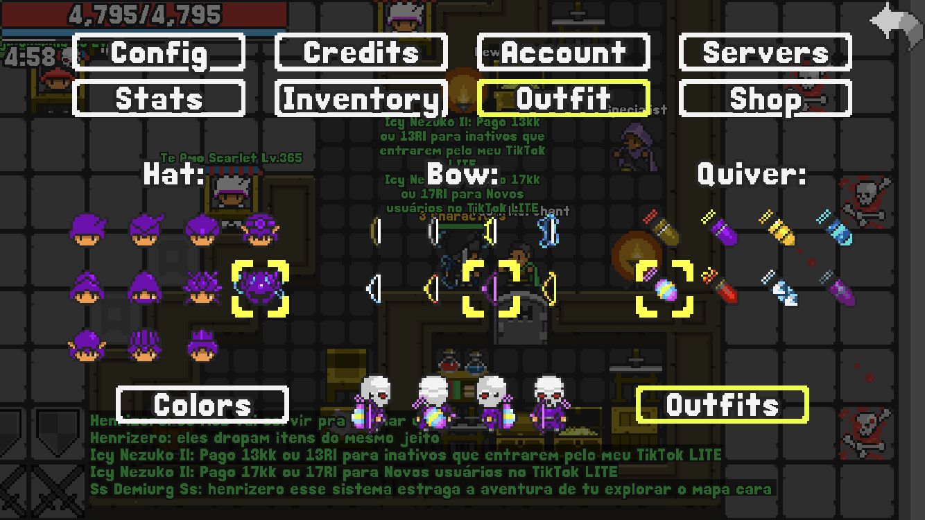 Conta LvL. 313 Rucoy Online (Conta Farmer)