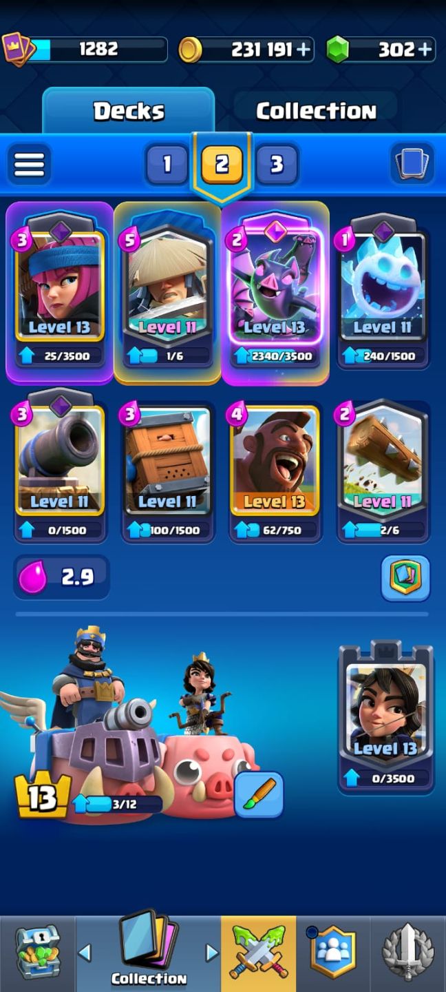 CONTA CLASH- 8000 TROFEUS
