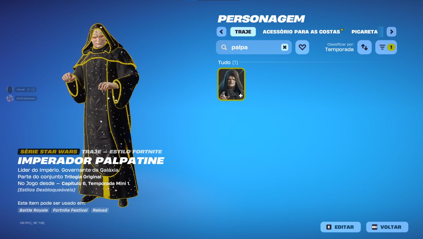 CONTA DE FORTNITE COM 147 SKINS / 204 PICARETAS / 118 GLIDERS