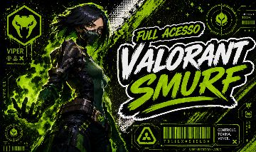 CONTA VALORANT SMURFS PRONTA PARA COMPETITIVO (FULL ACESSO, IDADE VERIFICADA)