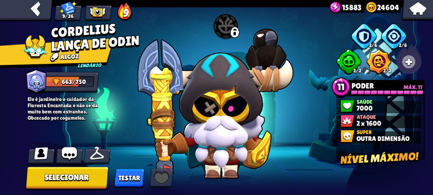 CONTA BRAWL 25.172 TROFÉUS | 80/104 BRAWLERS | 9 LENDÁRIOS