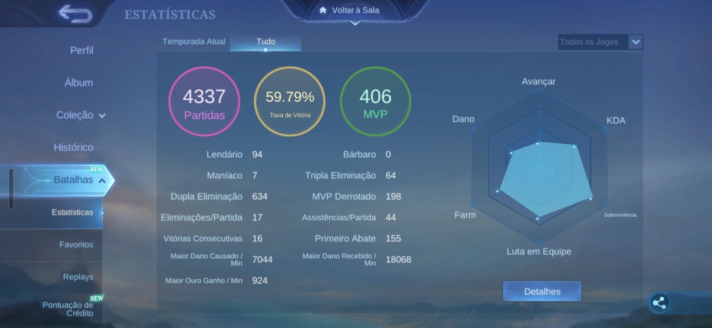 Conta Mobile Legends MELHOR CUSTO BENEFÍCIO