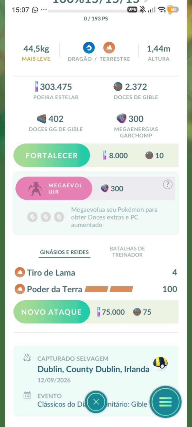 CONTA POKÉMON GO NÍVEL 43 | MEWTWO PURIFICADO 100% | GARCHOMP SHINY 100% (SHUNDO