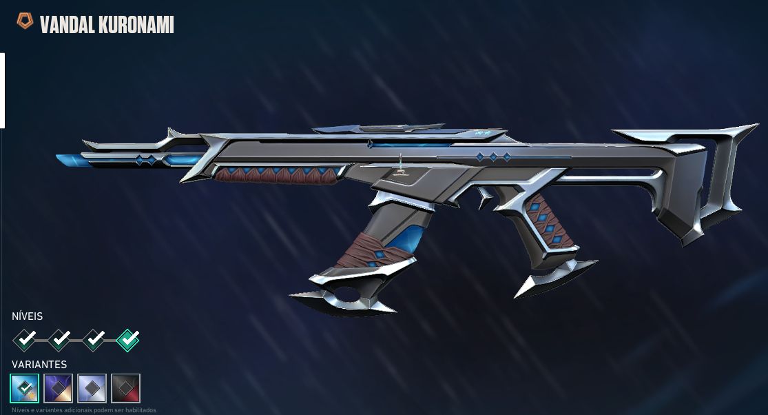 Conta do valorant com skins que não aparecem na loja normalmente
