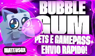 [25% DE DESCONTO] GAMEPASS - SIMULADOR DE CHICLETE! BUBBLE GUM [ENTREGA RÁPIDA!]