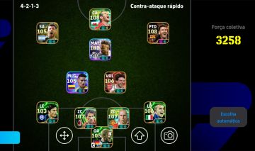 Conta Braba de efootball com 3258 de força!!!