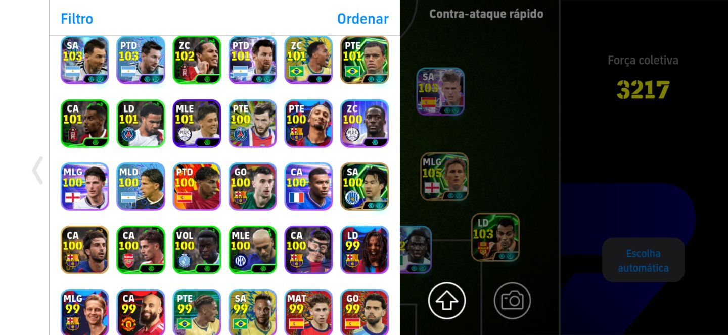 Conta de efootball