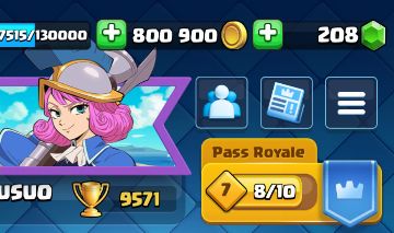 Conta avançada Clash Royale