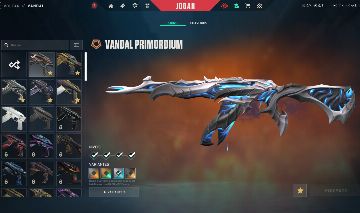 CONTA VALORANT - 6 SKINS DE VANDAL, 7 FACAS, SKIN DE OPERATOR ETC