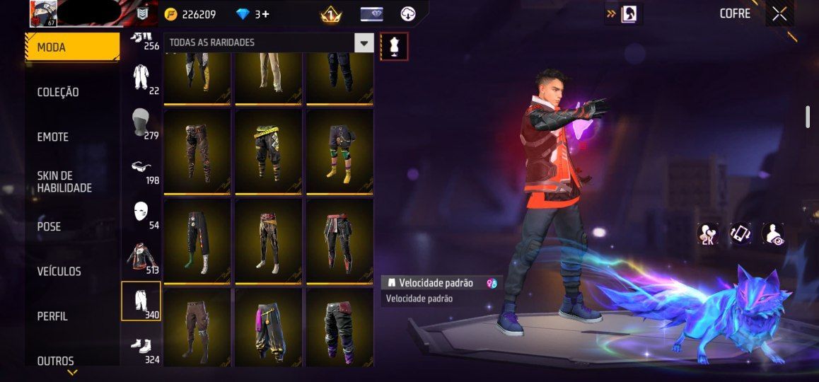 Conta prime 6 Gemada mais de 500 peitorais 6 armas evo e + de 25 passes parceria
