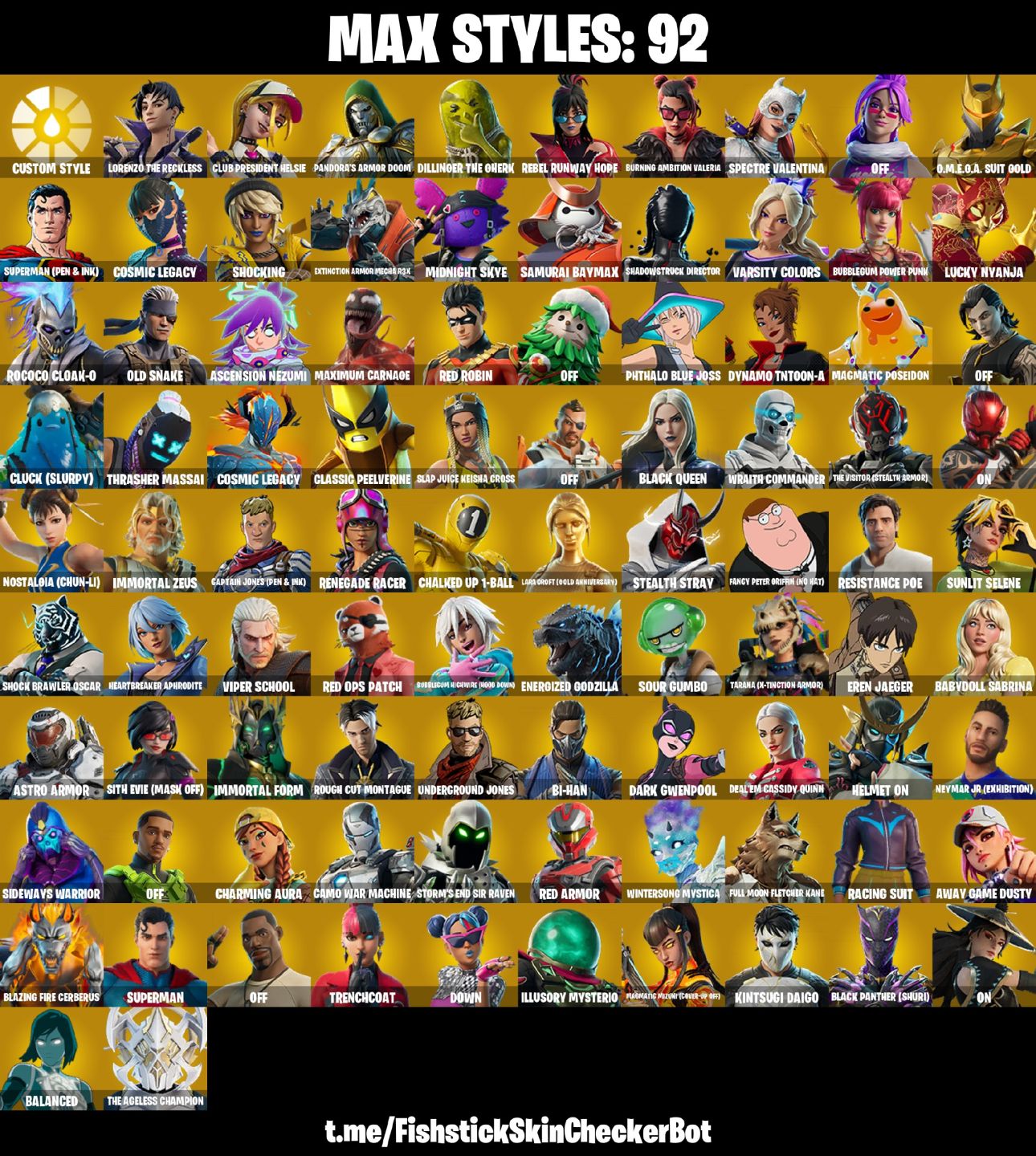 Conta Fortnite com FNCS Renegade | Ronin | Kymera |Mecha Cuddle Mast e 197 Skins