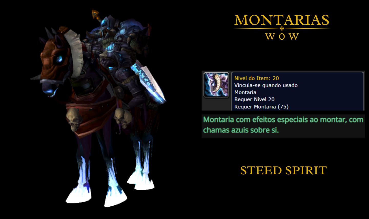 World of Warcraft - Montarias (Entrega Global) - WoW RETAIL