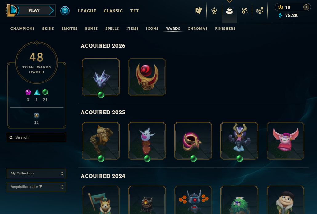 CONTA MASTER LOL | COLEÇÃO SENNA COMPLETA + VICTORIOUS COMPLETA | 328 SKINS