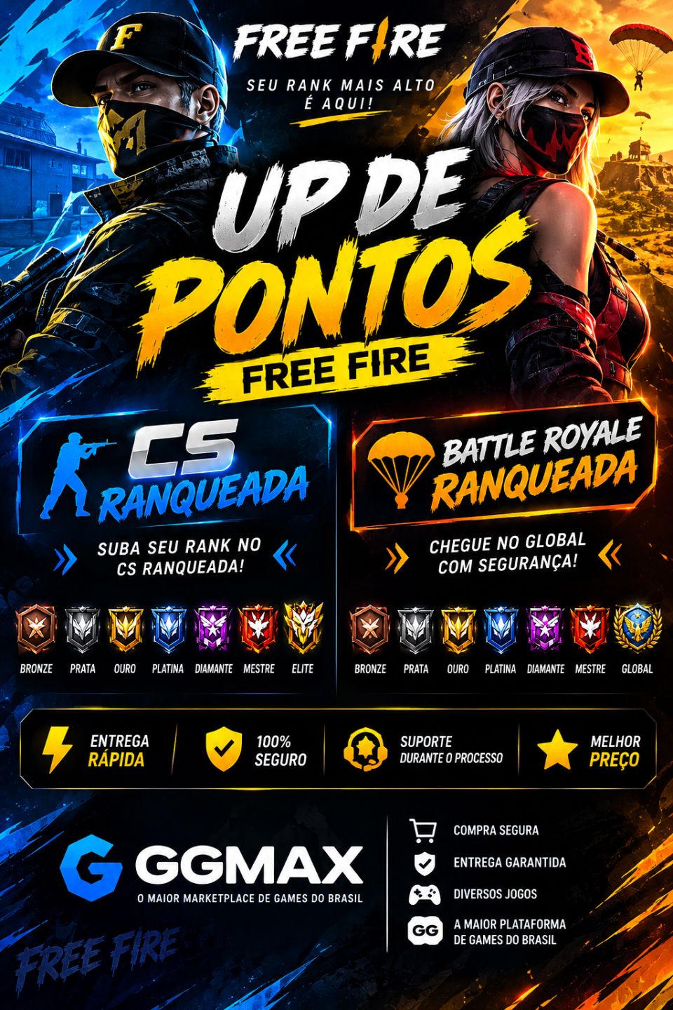 Tá precisando subir pontos? Vem comigo UP de pontos barato