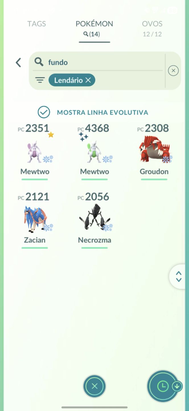 Moltres Shundo Galar + lendários shinys + brilhantes + 100% - Conta Pokemon Go