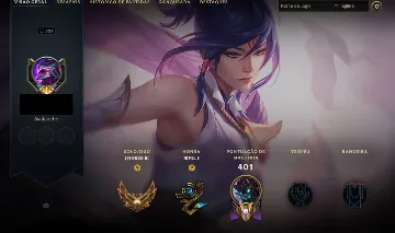 CONTA LOL GOLD COM MAIORIA DOS CHAMPS COM ICONES E CROMAS RAROS DO ZED