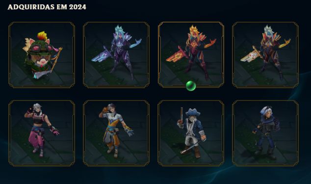 Conta ex esmeralda | 16 skins, 2 míticas (1 prestígio), 2 lendárias, 4 épicas