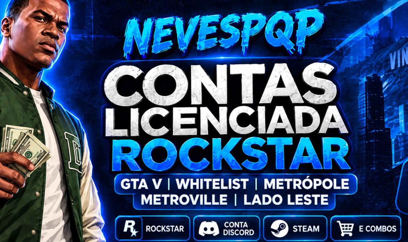 Wl Cidades e Rockstar Gta Rp | Acesso Completo | Conta Nova | Pronta para Jogar