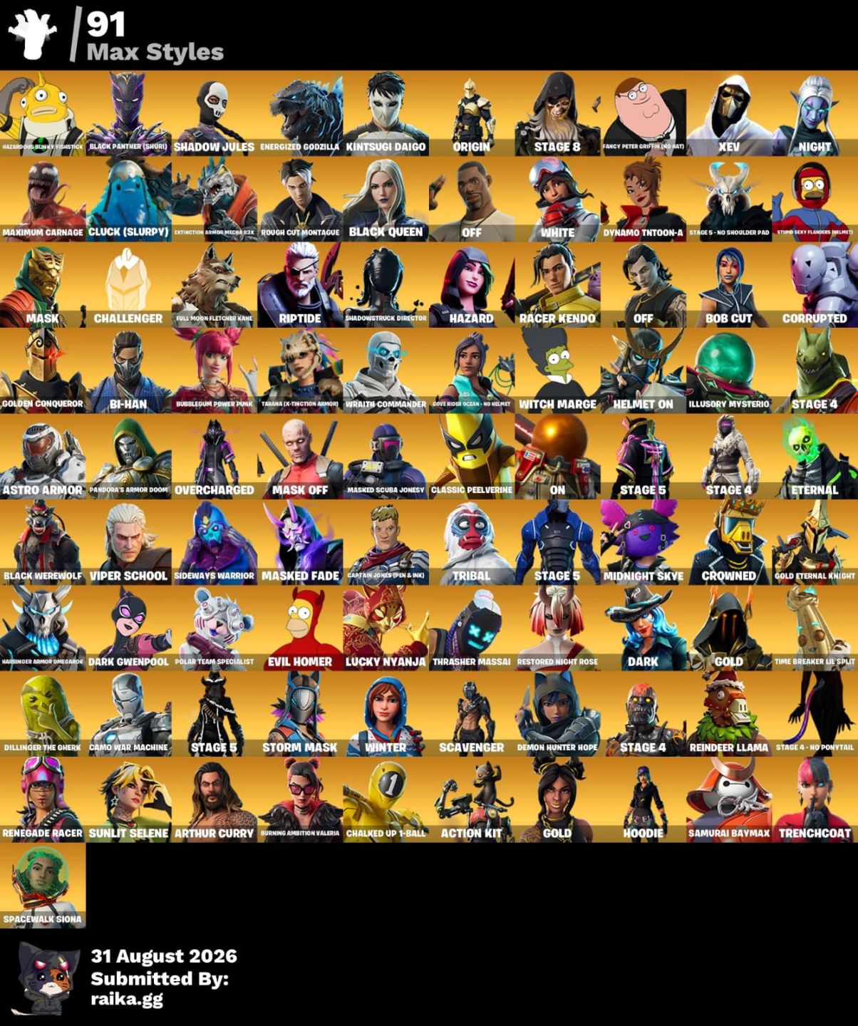 CONTA FORTNITE RARA +200 SKINS, SALVE O MUNDO(COM V- BUCKS)