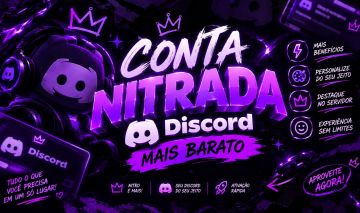 [MAIS BARATO] CONTAS NITRADAS (LINKS E CONTAS)