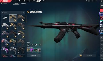 Conta valorant faca saqueadora, 9 vandal, 8 phantom, skin de operator e mt mais