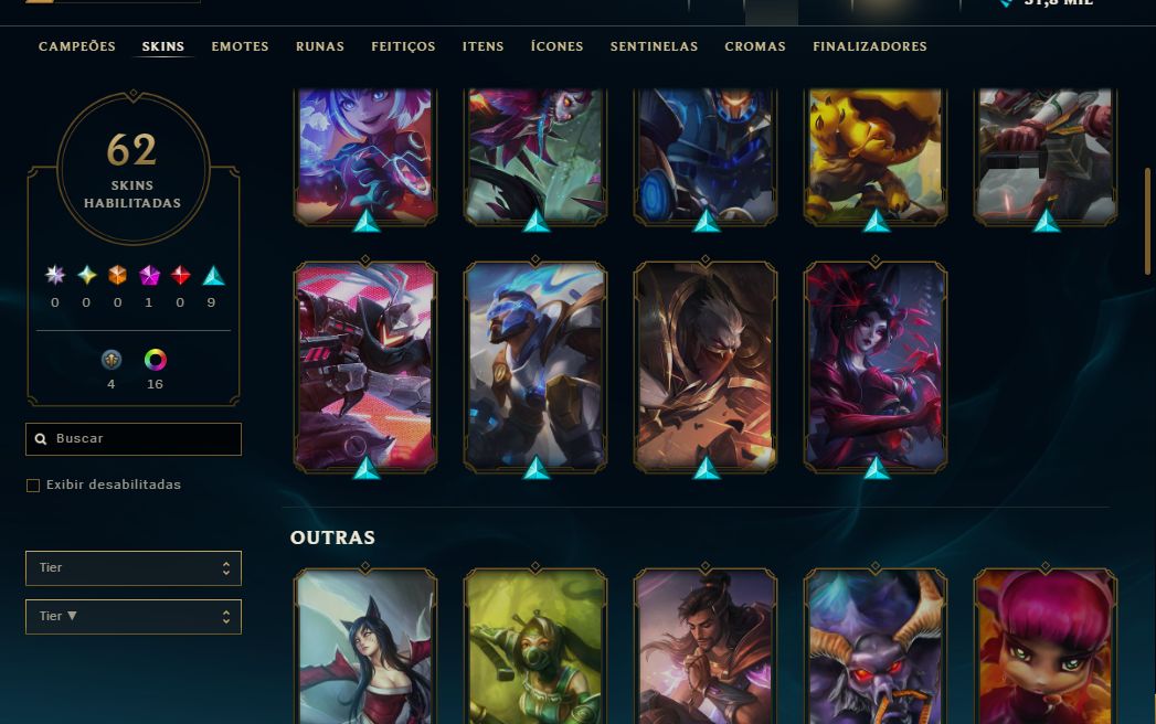 CONTA LOL ESMERALDA, MELHOR CONTA!! OFERTAS!