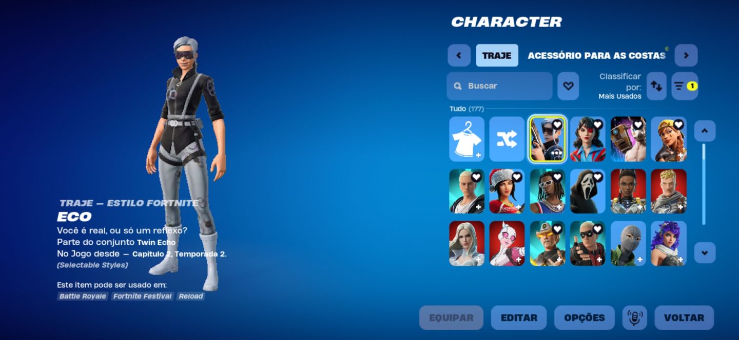 CONTA FORTNITE COM SALVE O MUNDO E ITENS RAROS