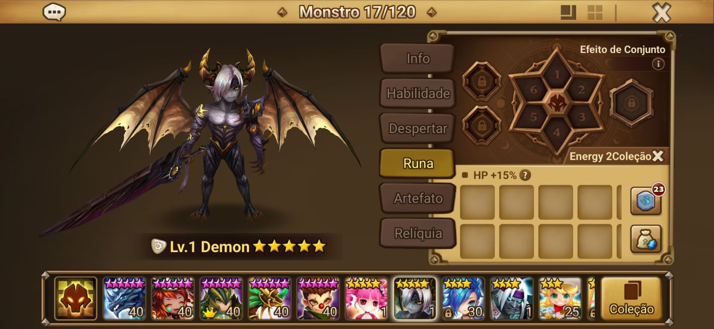 Lúcifer + Super Summonada com pergaminhos LD