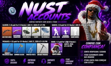 Conta de fortnite para quem deseja começar no game com algumas skins