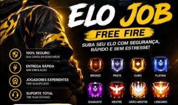 Upe de contas Free fire o Elo que quiser!!!!
