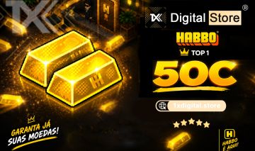 50c Habbo Hotel BR/Moedas Habbo Hotel BR