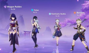 Conta Genshin Impact rank 55