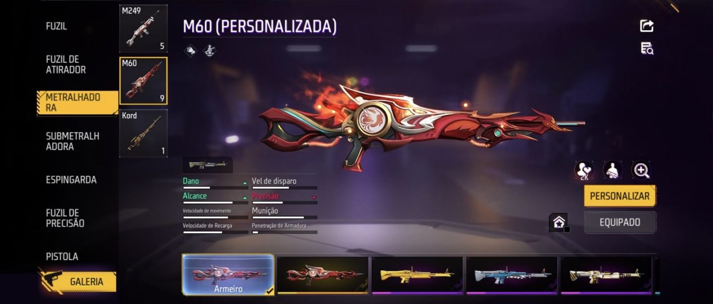 Conta ff lvl 70 6 anos de criação
