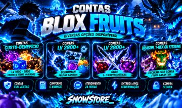 BLOX FRUITS CONTAS + FULL ACESSO + MELHORES PREÇOS