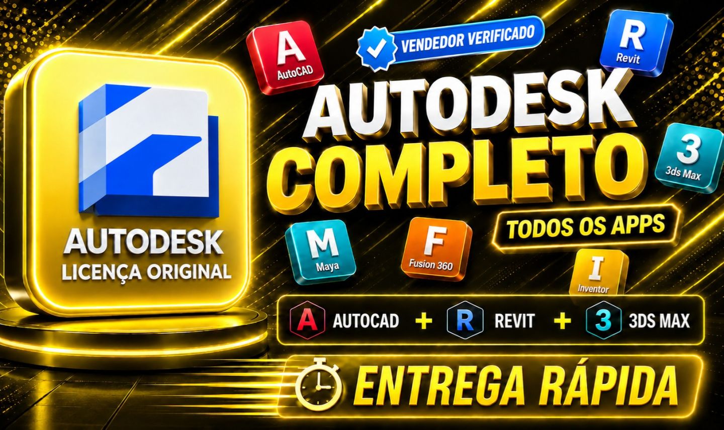 [PREÇO BAIXÍSSIMO] Autodesk Acesso Completo - Licença original