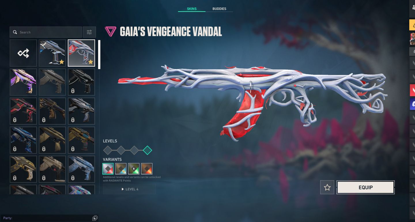 CONTA VALORANT LVL 118 VANDAL KURO + GAIA, KATANA KURONAMI + NEO OESTE SHERIFF