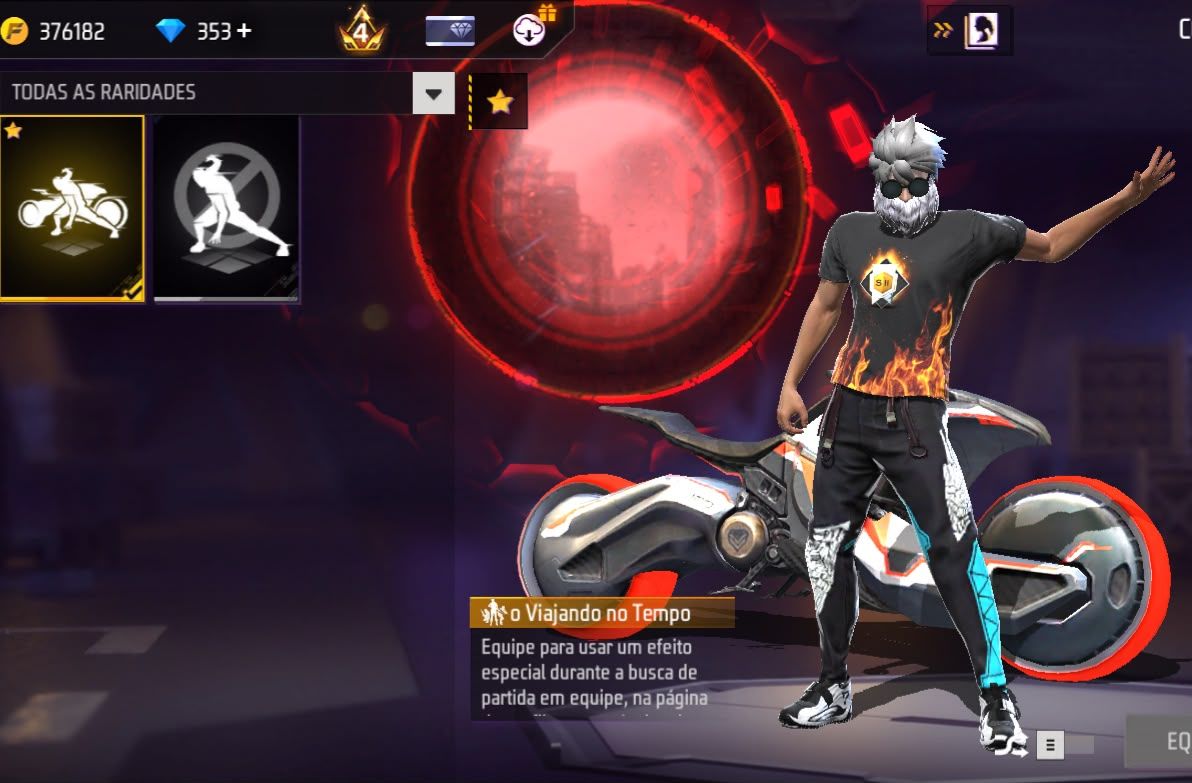 Conta free fire gemada rara com entrada punho angelical troca nick barbinha