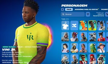 CONTA DE FORTNITE COM 22 SKINS | Vini Jr. | PROMOÇÃO!