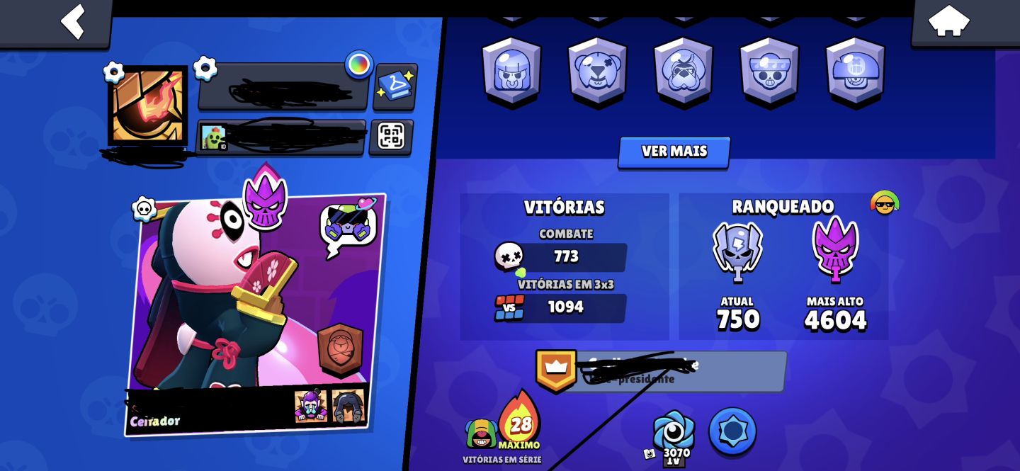 Venda de conta de Brawl Stars, Clash of Clans e Clash Royale em um unico email !
