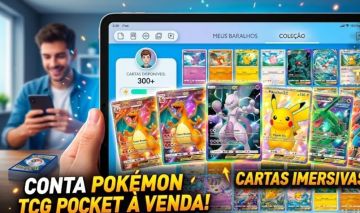 Contas Pokémon Tcg Pocket - Contém Imersiva E +300 Cartas