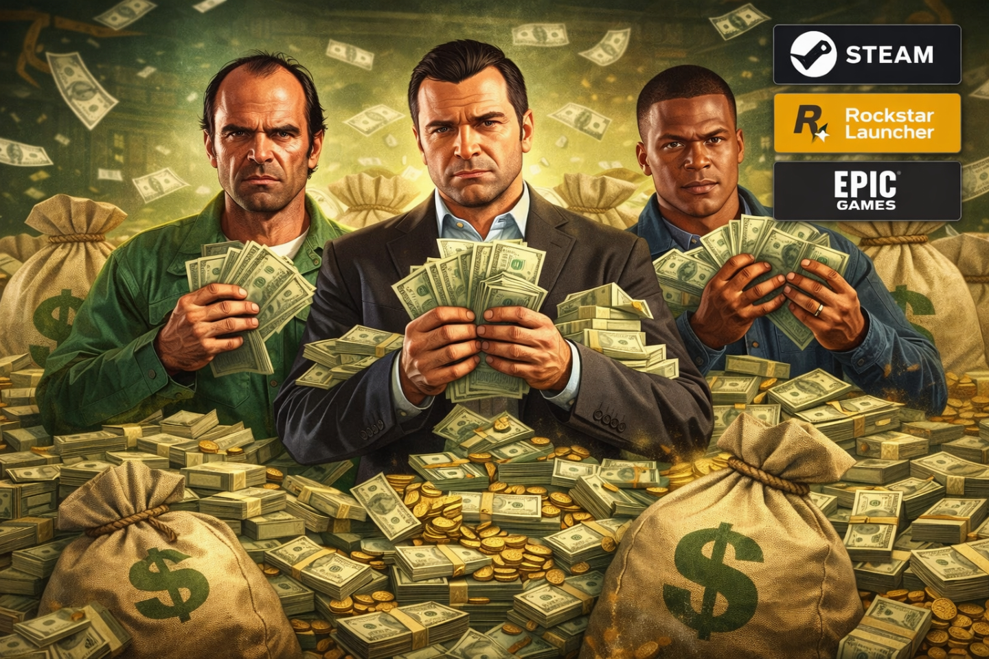 PACOTE UP GTA 5 - MONEY + LEVEL XP + TRAJES MODS E CARRO MOD + DIVERSOS UNLOCKS